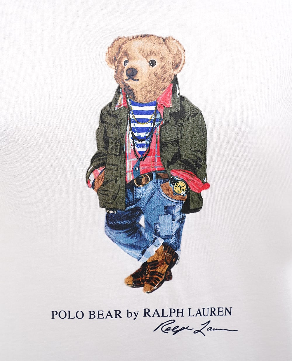 Футболка Polo Bear Polo Ralph Lauren 710854497041, белый цвет • Купить в интернет-магазине Kameron