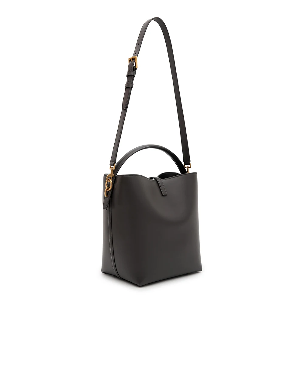 Сумка Le 37 з телячої шкіри Saint Laurent 742828-2R20W, темно-сірий колір • Купити в інтернет-магазині Kameron