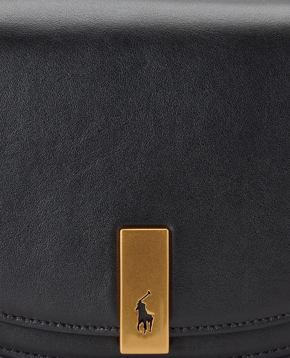 Сумка Mini Saddle Bag Polo Ralph Lauren 428891391001, черный цвет • Купить в интернет-магазине Kameron