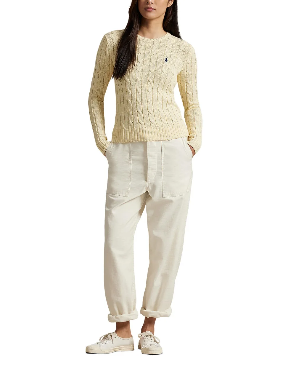 Джемпер Polo Ralph Lauren 211971869015, бежевый цвет • Купить в интернет-магазине Kameron