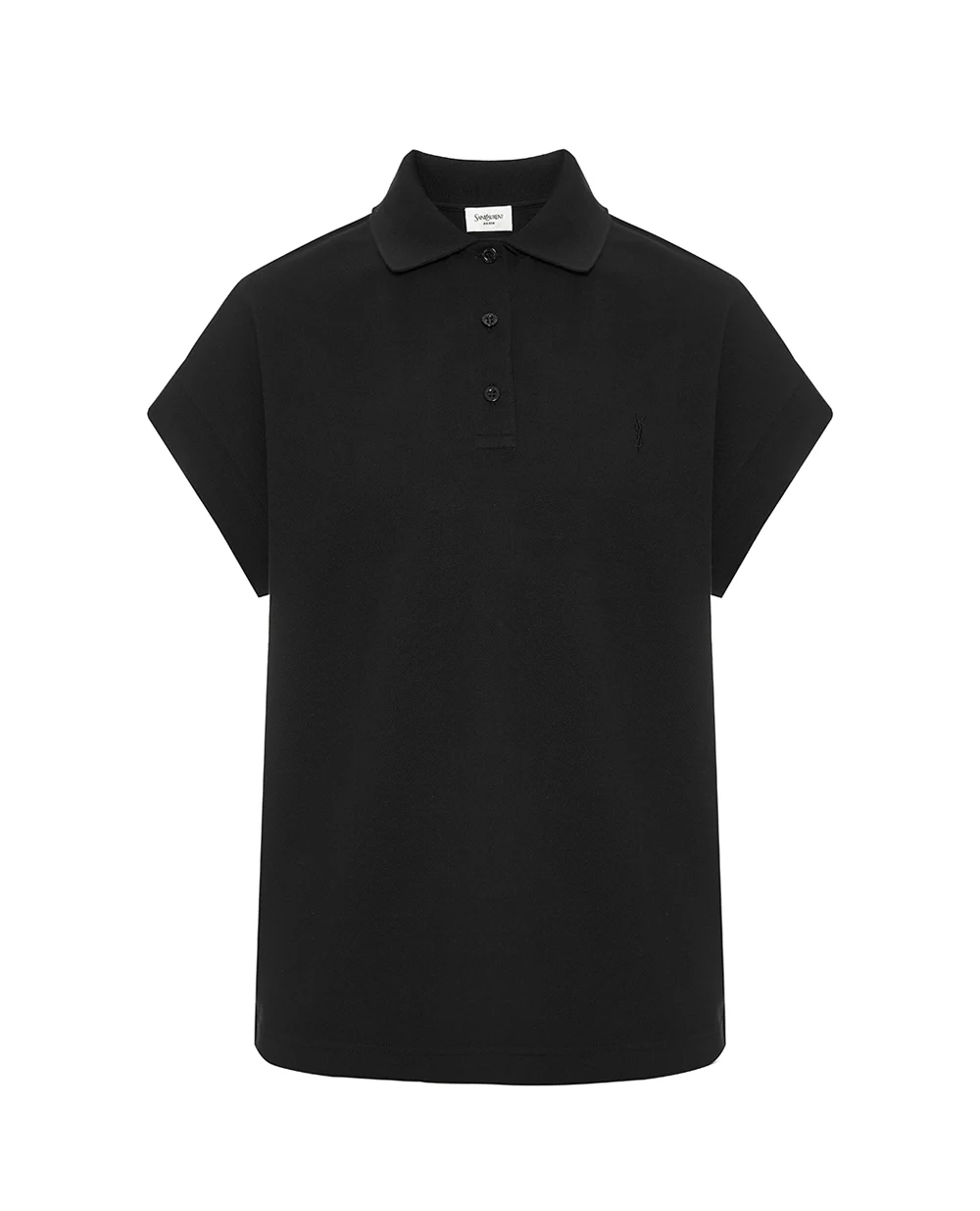Поло Saint Laurent 824091-Y37HC, черный цвет • Купить в интернет-магазине Kameron