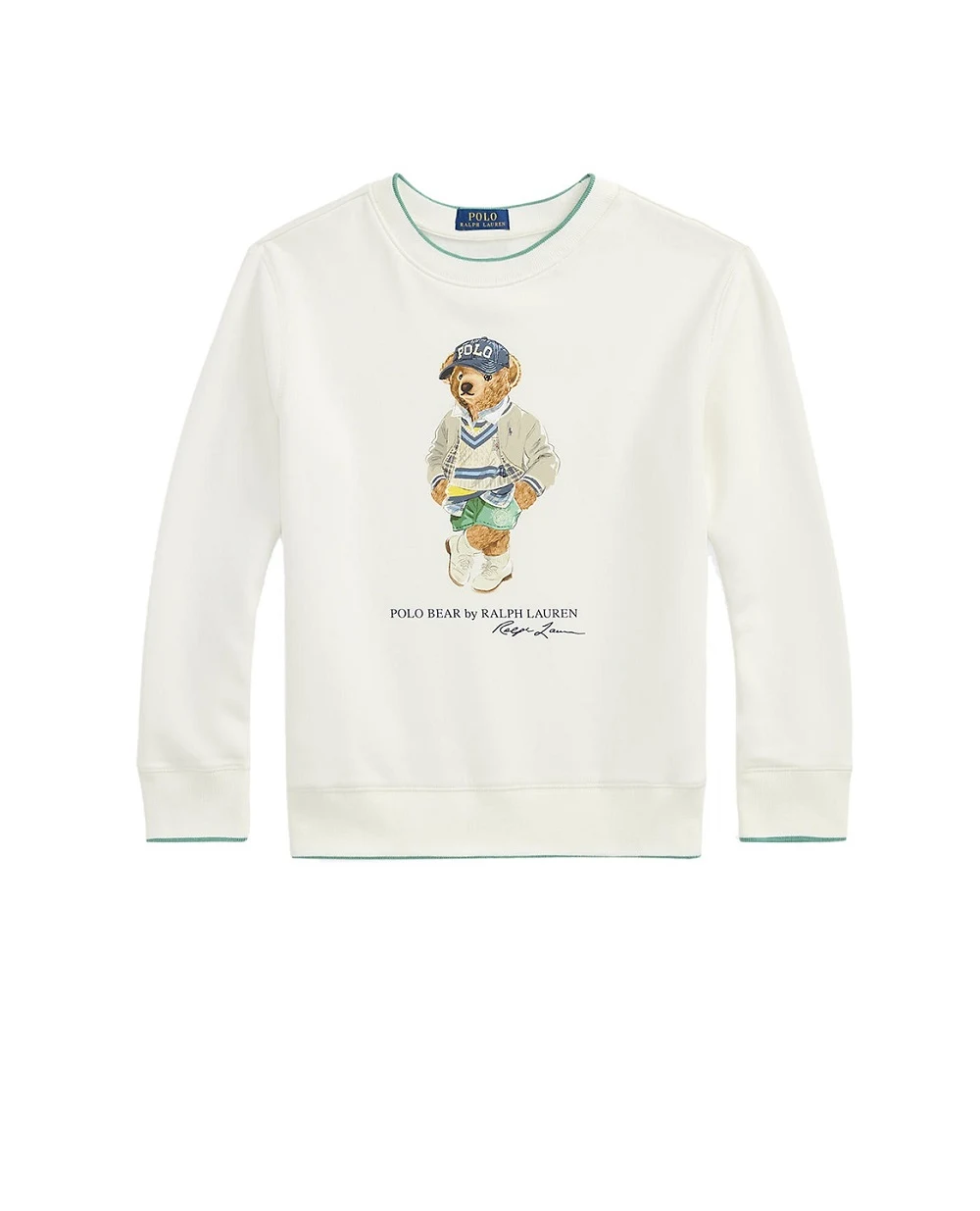 Дитячий світшот Polo Bear Polo Ralph Lauren Kids 323971483001, білий колір • Купити в інтернет-магазині Kameron
