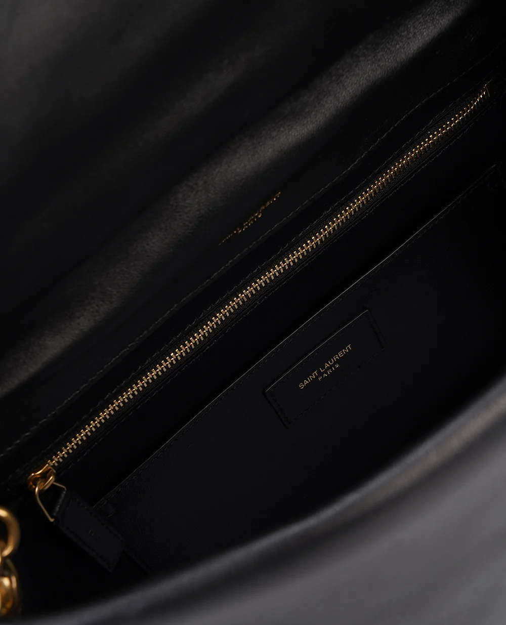 Шкіряна сумка  Jamie 4.3 Medium Saint Laurent 809696-AAB32, чорний колір • Купити в інтернет-магазині Kameron