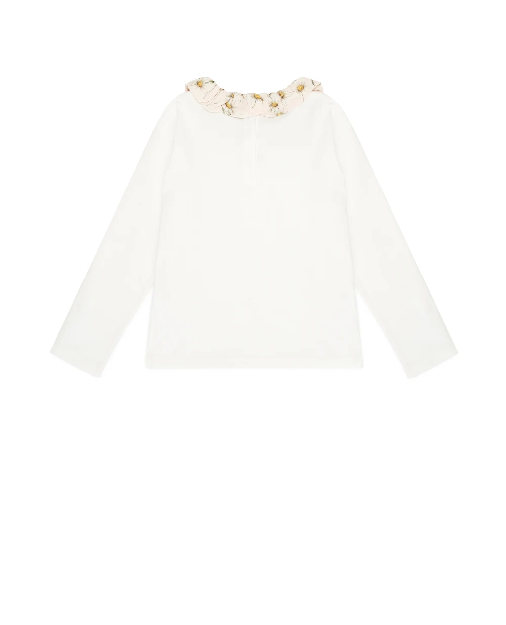 Детский лонгслив Dolce&Gabbana Kids L2JTPL-G7PJJ, белый цвет • Купить в интернет-магазине Kameron