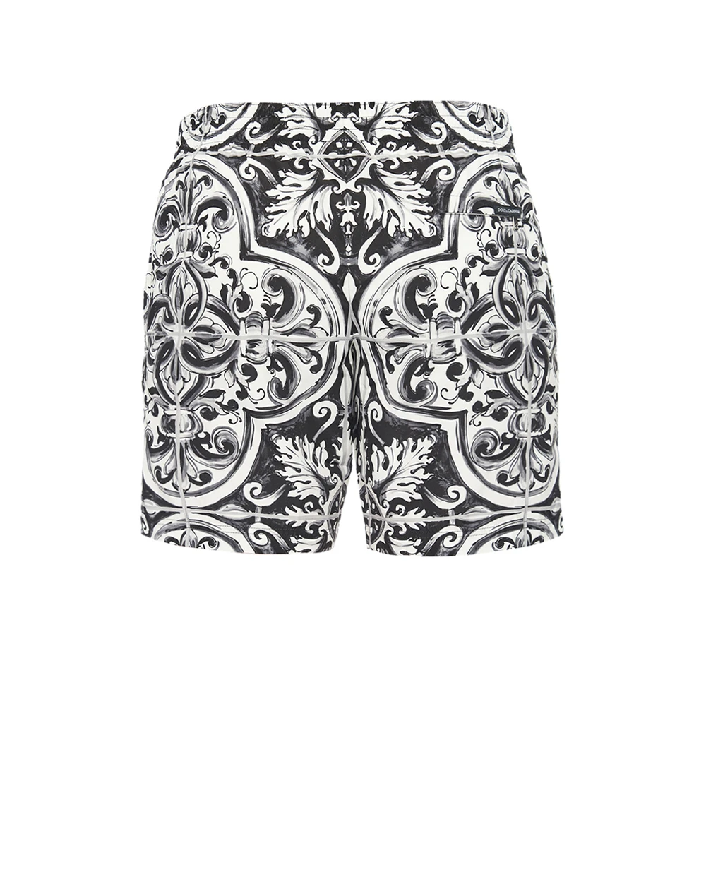Пляжные боксеры средней длины Dolce&Gabbana M4A13T-FIM6J, белый цвет • Купить в интернет-магазине Kameron