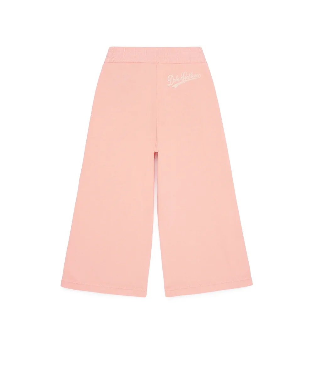 Детские спортивные флисовые брюки (костюм) Dolce&Gabbana Kids L5JPI3-G7PWH-S, розовый цвет • Купить в интернет-магазине Kameron