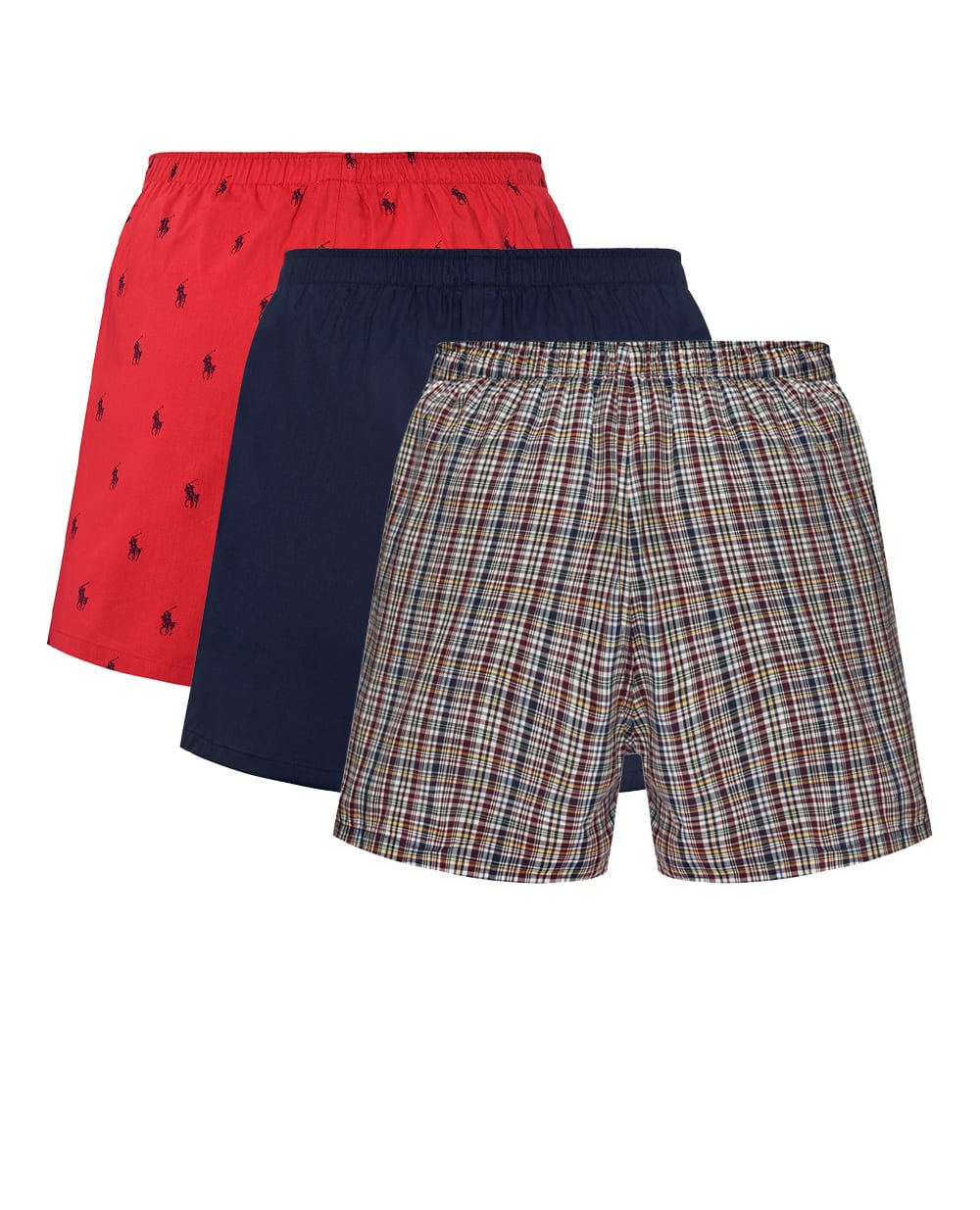 Боксеры ( 3шт. ) Polo Ralph Lauren 714830273042, разноцветный цвет • Купить в интернет-магазине Kameron