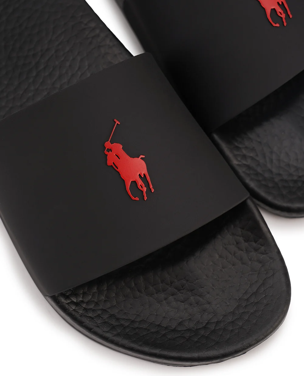 Шлепанцы Polo Ralph Lauren 809852071004, черный цвет • Купить в интернет-магазине Kameron