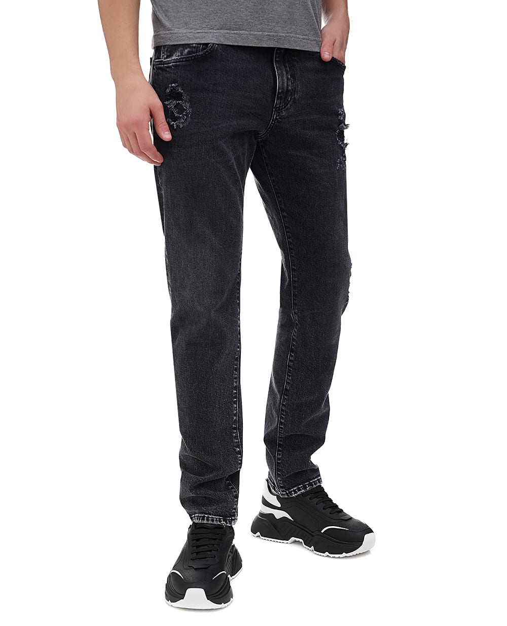Джинсы Dolce&Gabbana GY07CD-G8MI9, черный цвет • Купить в интернет-магазине Kameron
