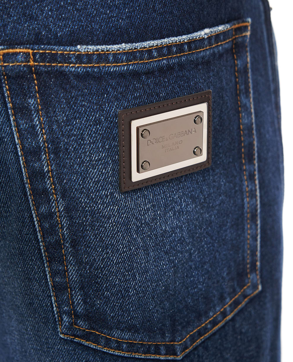 Джинсы из денима Dolce&Gabbana GP15ND-G8OA1, синий цвет • Купить в интернет-магазине Kameron