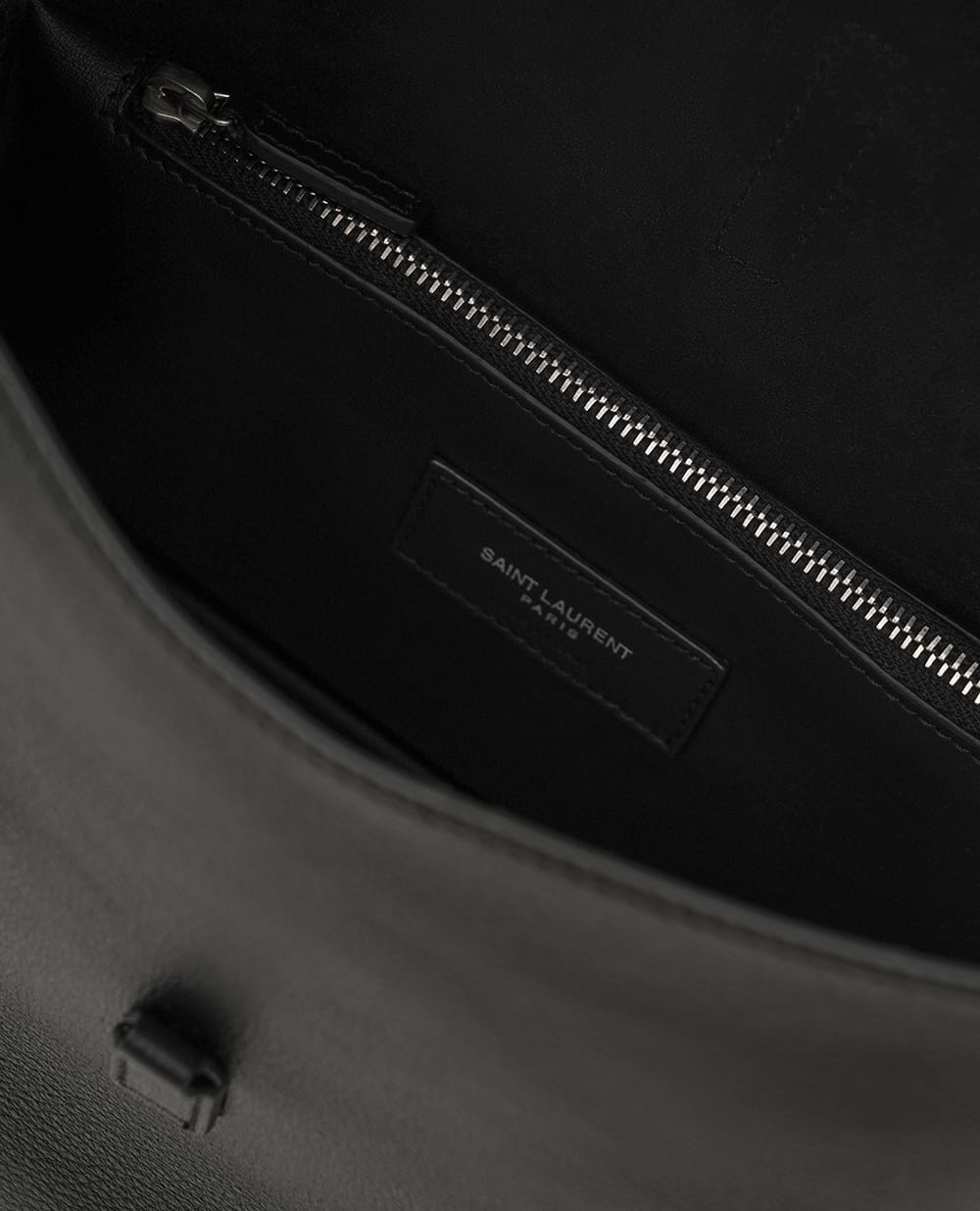 Шкіряна сумка Le 5 à 7 Saint Laurent 713938-AACQG, чорний колір • Купити в інтернет-магазині Kameron