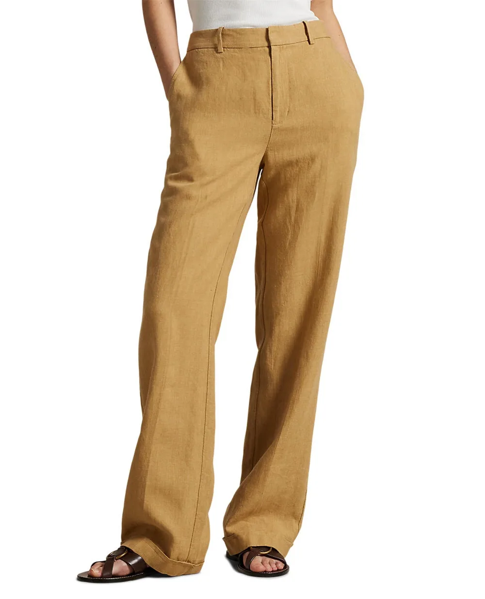 Брюки Polo Ralph Lauren 211965024001, темно-коричневый цвет • Купить в интернет-магазине Kameron