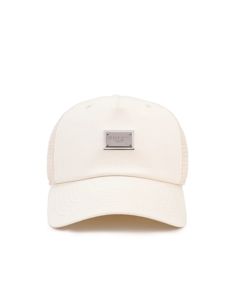 Бейсболка Dolce&Gabbana GH736A-FUFL3, молочный цвет • Купить в интернет-магазине Kameron