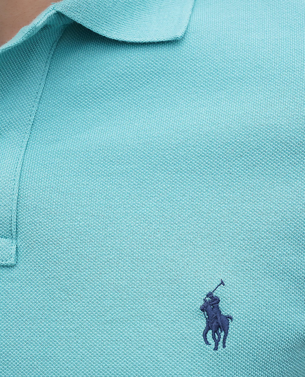 Поло Mesh Polo Ralph Lauren 710680784407, бирюзовый цвет • Купить в интернет-магазине Kameron