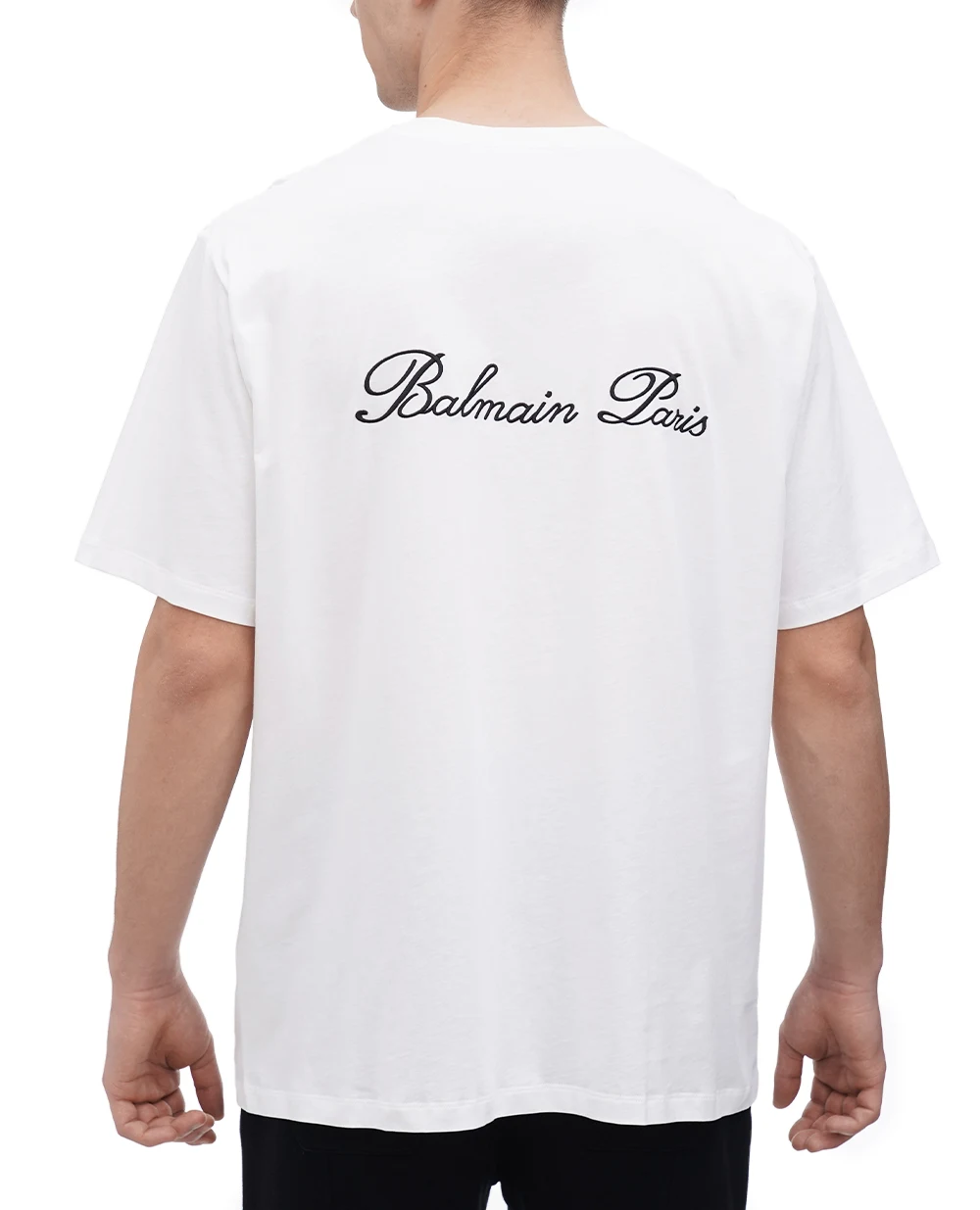 Футболка Balmain DH1EG010BC68, белый цвет • Купить в интернет-магазине Kameron