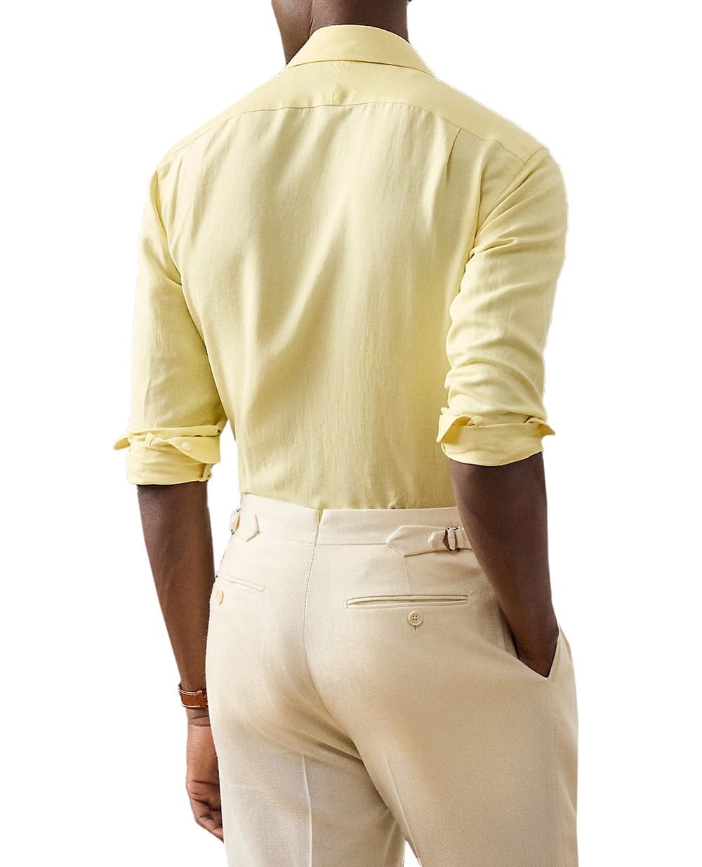 Рубашка Ralph Lauren Purple Label 791P06698001, желтый цвет • Купить в интернет-магазине Kameron