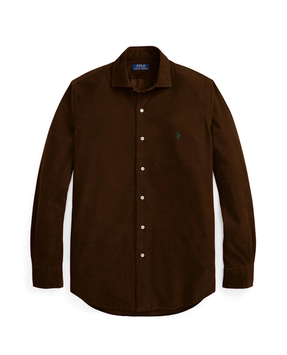 Сорочка вельветова Polo Ralph Lauren 710P00518003, коричневий колір • Купити в інтернет-магазині Kameron