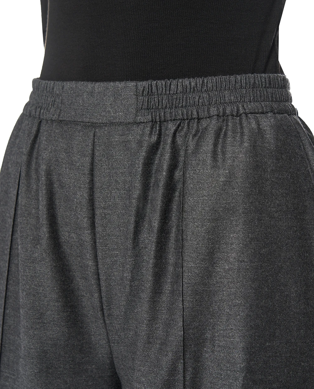 Штани з вовни Yves Salomon 26WYP040XXWO2W, сірий колір • Купити в інтернет-магазині Kameron