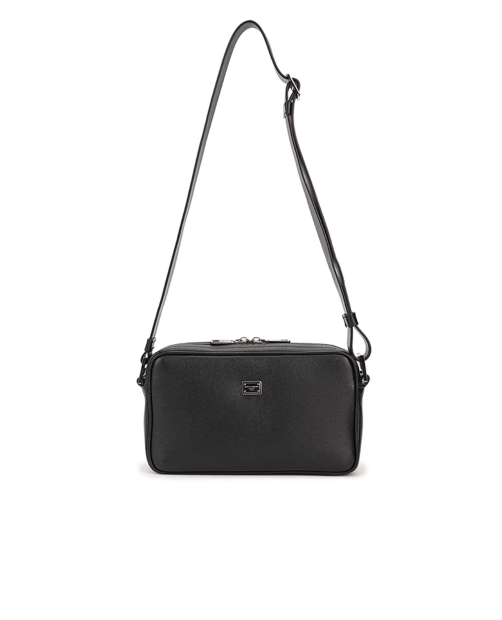 Кожаная сумка Crossbody Dolce&Gabbana BM2386-AV956, черный цвет • Купить в интернет-магазине Kameron