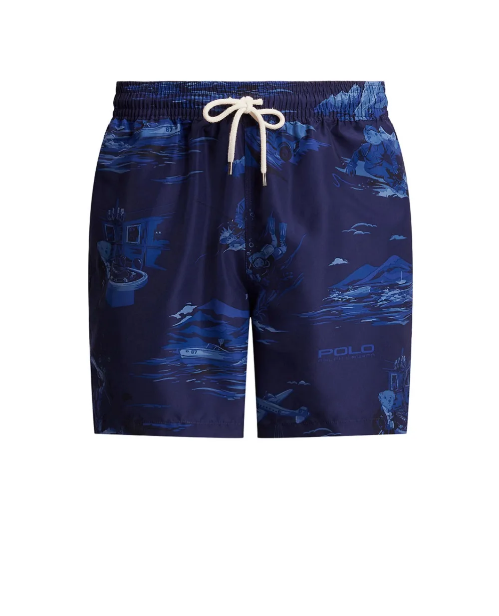 Плавательные шорты Sky Bear Traveler Polo Ralph Lauren 710P04438001, синий цвет • Купить в интернет-магазине Kameron