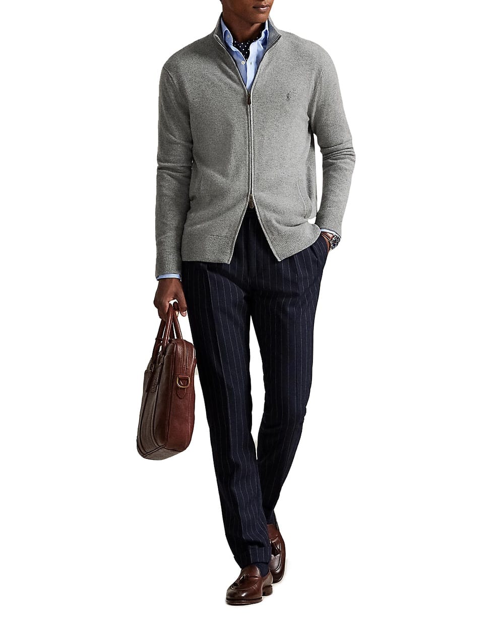 Кардиган із вовни Polo Ralph Lauren 710974149002, сірий колір • Купити в інтернет-магазині Kameron