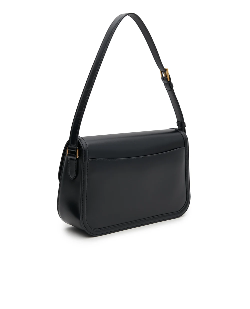 Сумка зі шкіри Solferino Large Saint Laurent 832332-0SX0W, чорний колір • Купити в інтернет-магазині Kameron