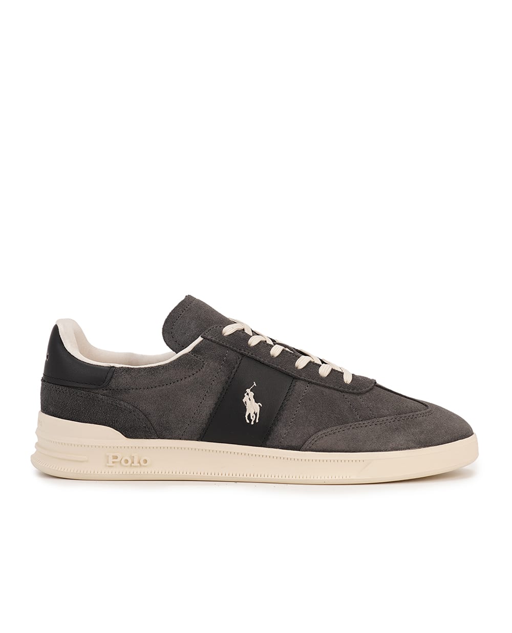 Кеды Heritage Aera Polo Ralph Lauren 809956120002, темно-серый цвет • Купить в интернет-магазине Kameron