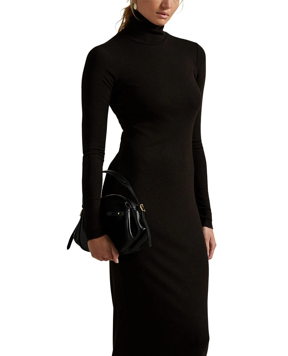 Сукня водолазка Polo Ralph Lauren 211978153002, коричневий колір • Купити в інтернет-магазині Kameron