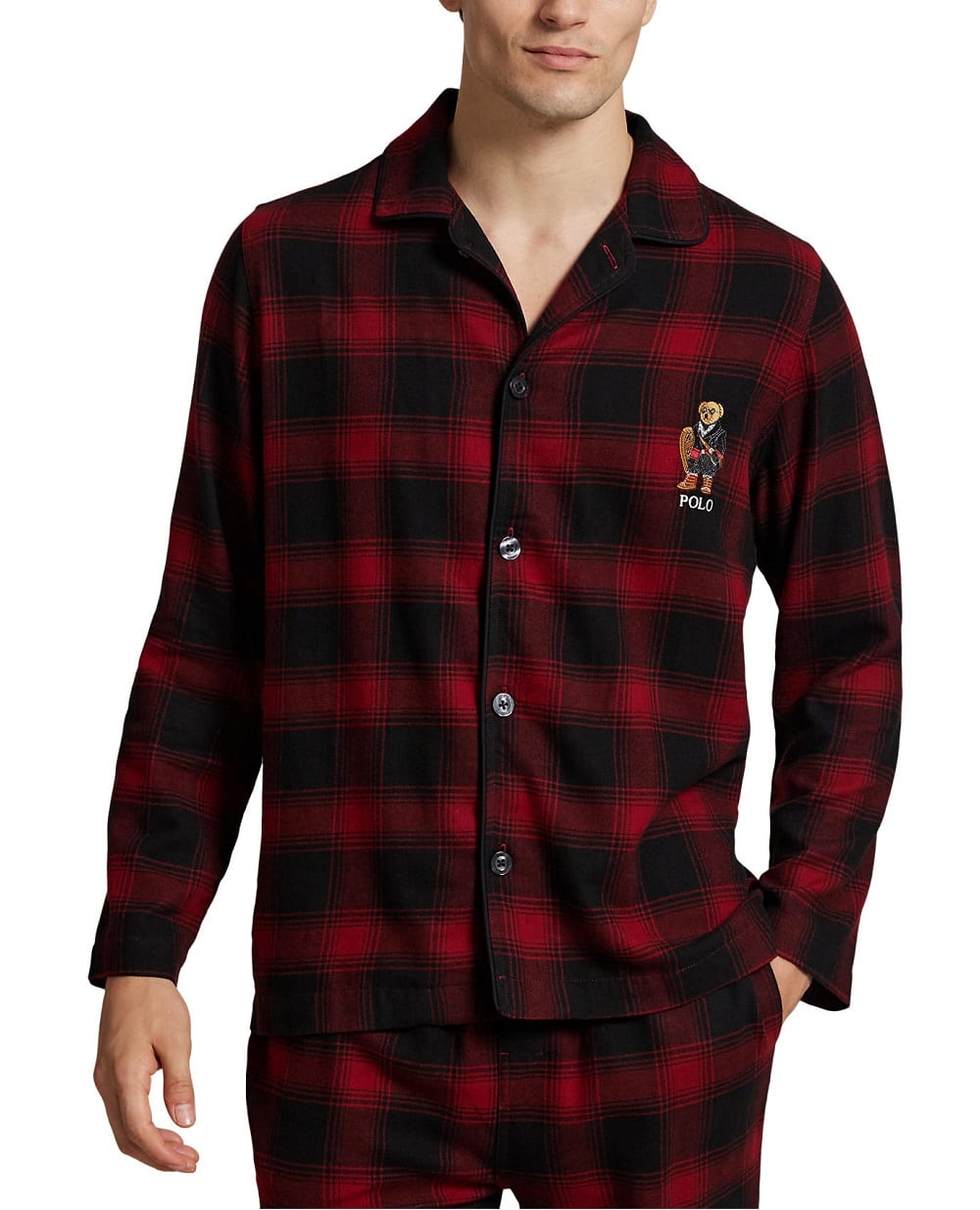 Піжамний комплект Polo Bear Polo Ralph Lauren 714915985003, червоний колір • Купити в інтернет-магазині Kameron