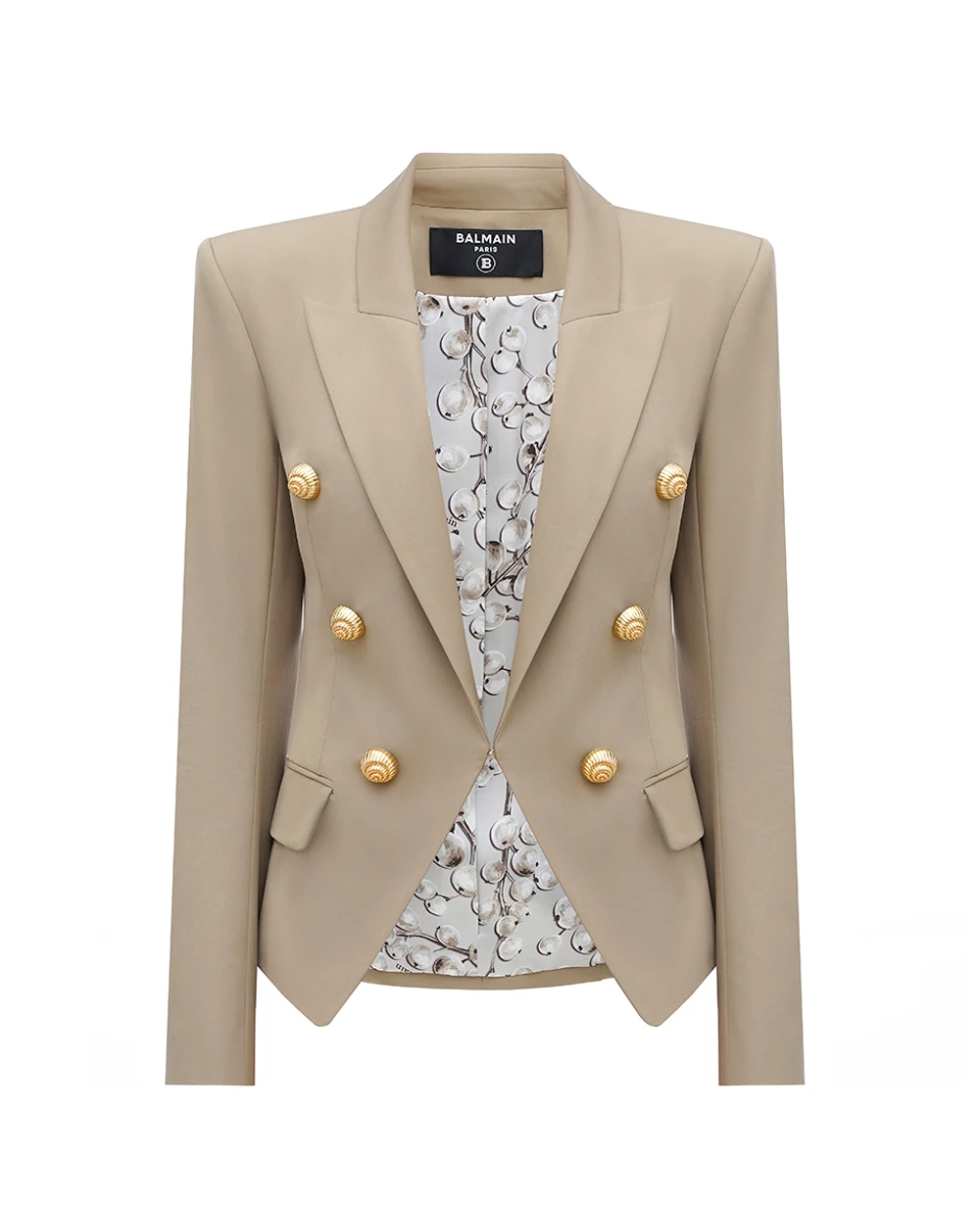Жакет Balmain DF0SM340CF47, бежевый цвет • Купить в интернет-магазине Kameron