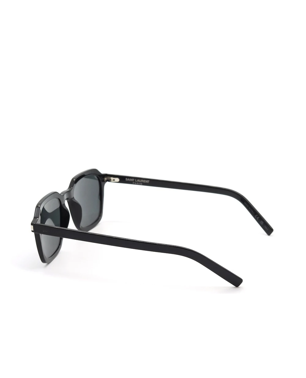 Сонцезахисні окуляри Saint Laurent SL 715 SLIM-001, чорний колір • Купити в інтернет-магазині Kameron
