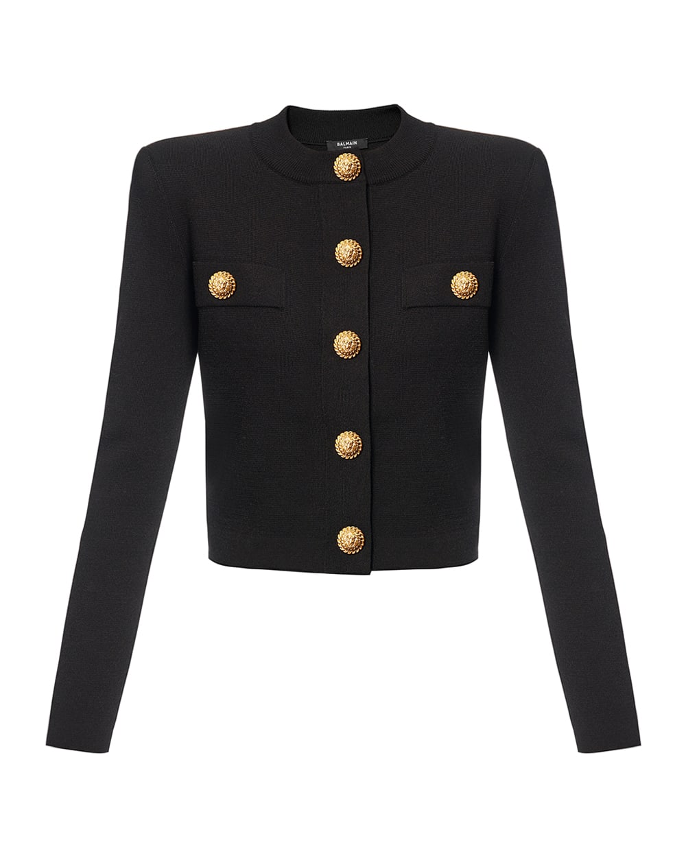 Кардиган Balmain GF1KL000KJ43, чорний колір • Купити в інтернет-магазині Kameron