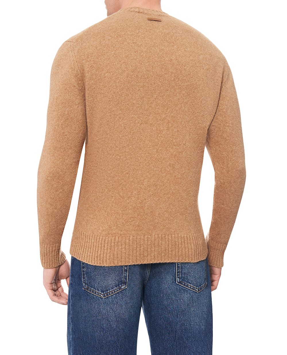 Свитер из шерсти Dolce&Gabbana GXX02T-JFMIL, коричневый цвет • Купить в интернет-магазине Kameron