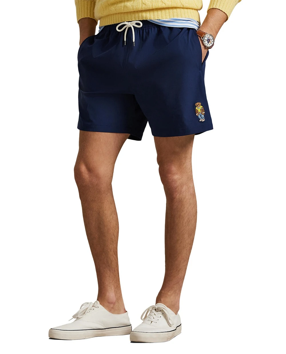 Плавательные шорты Traveler Polo Bear Polo Ralph Lauren 710P03218001, синий цвет • Купить в интернет-магазине Kameron