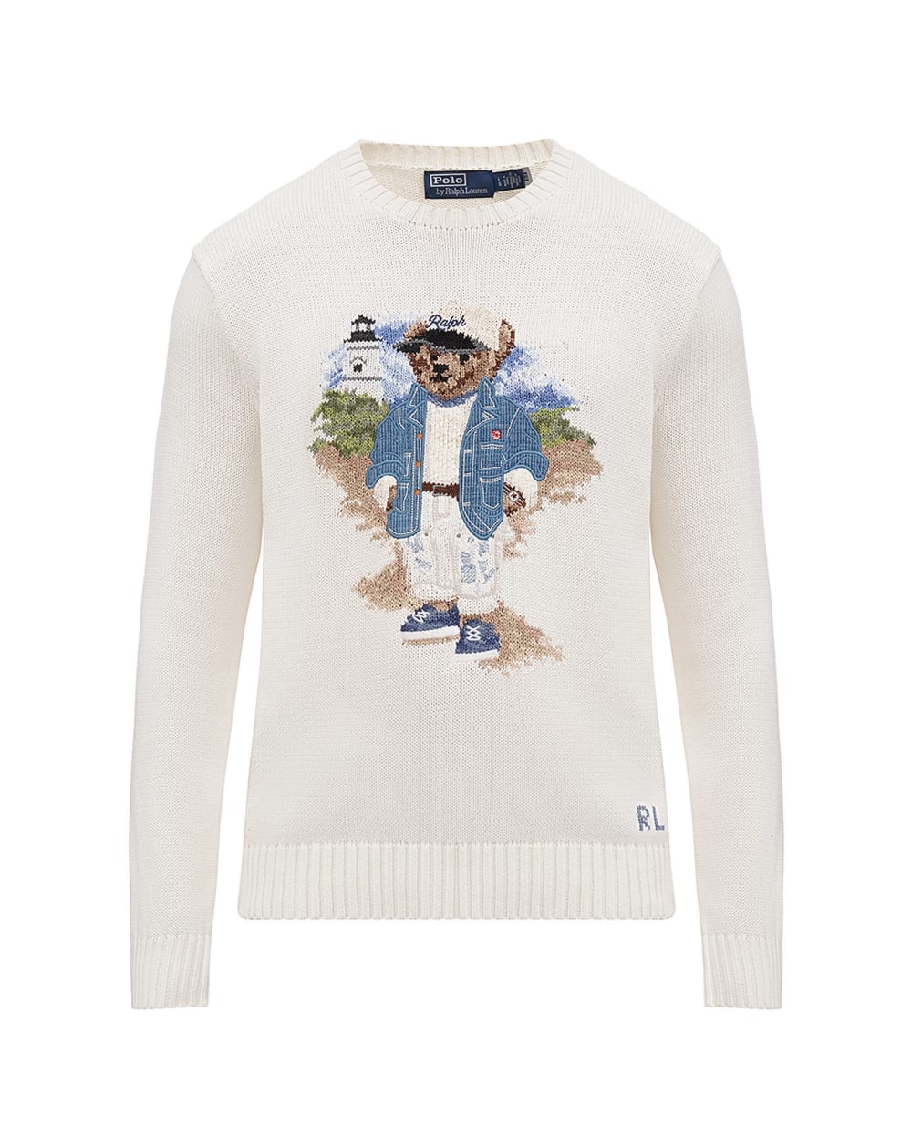 Свитер Polo Bear Polo Ralph Lauren 710964797001, молочный цвет • Купить в интернет-магазине Kameron