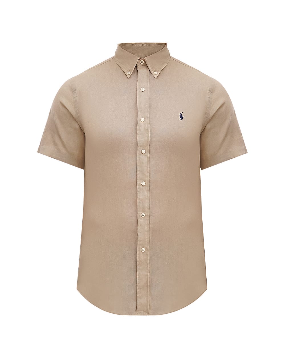 Льняная рубашка Polo Ralph Lauren 710968912003, бежевый цвет • Купить в интернет-магазине Kameron