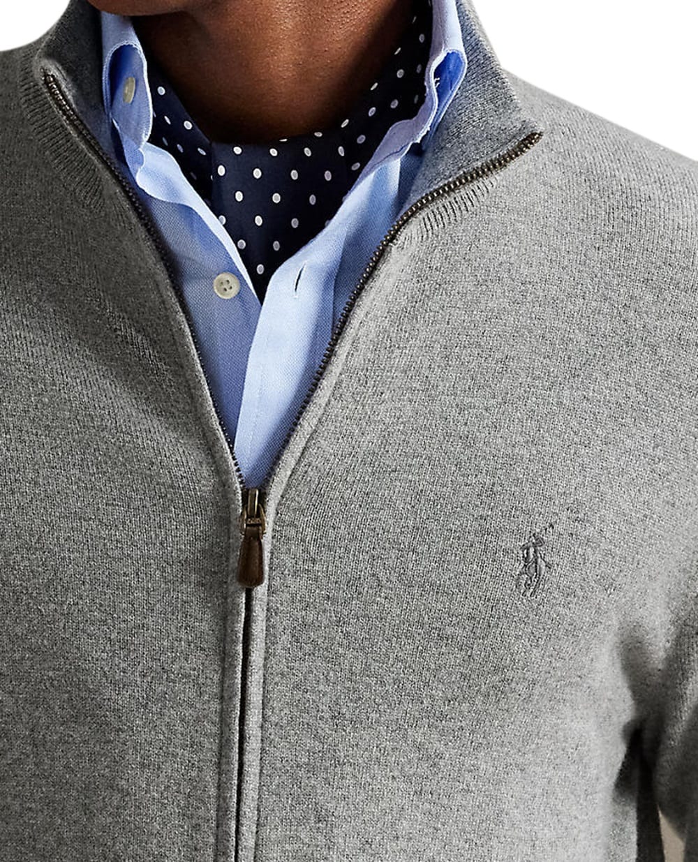 Кардиган із вовни Polo Ralph Lauren 710974149002, сірий колір • Купити в інтернет-магазині Kameron