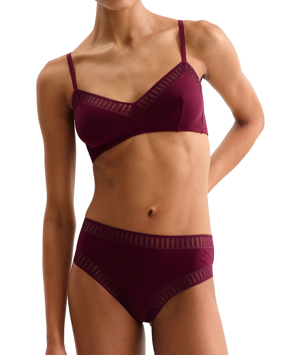 Трусы GABBY GRAPHIC ERES 612411, бордовый цвет • Купить в интернет-магазине Kameron