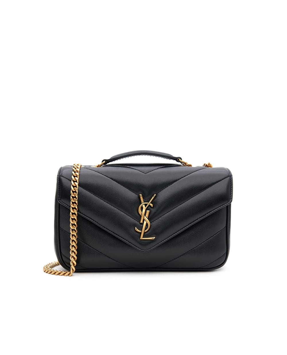 Кожаная сумка Loulou Saint Laurent 801437-AAEAX, черный цвет • Купить в интернет-магазине Kameron
