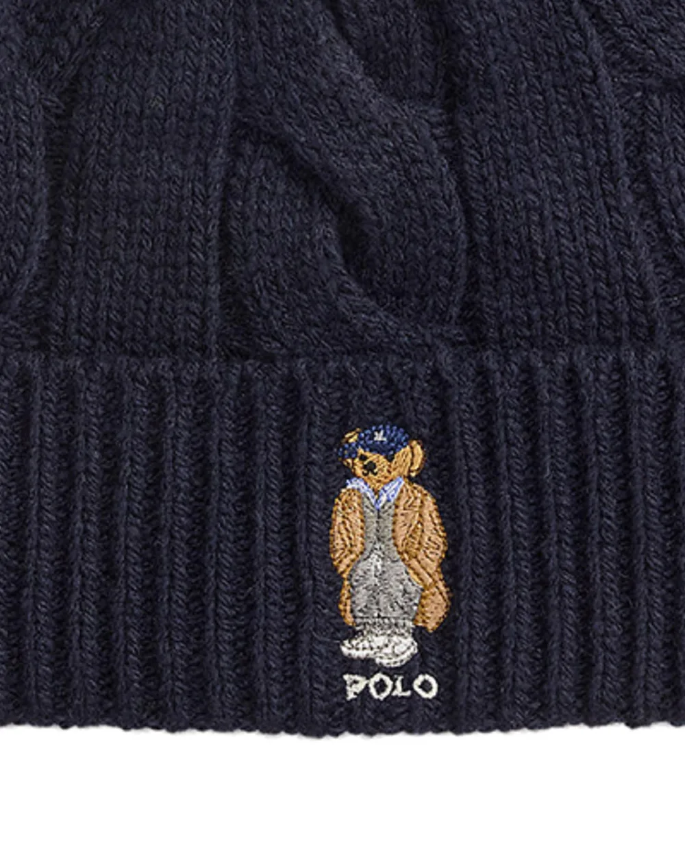 Шапка Polo Bear Polo Ralph Lauren 455981433002, синій колір • Купити в інтернет-магазині Kameron