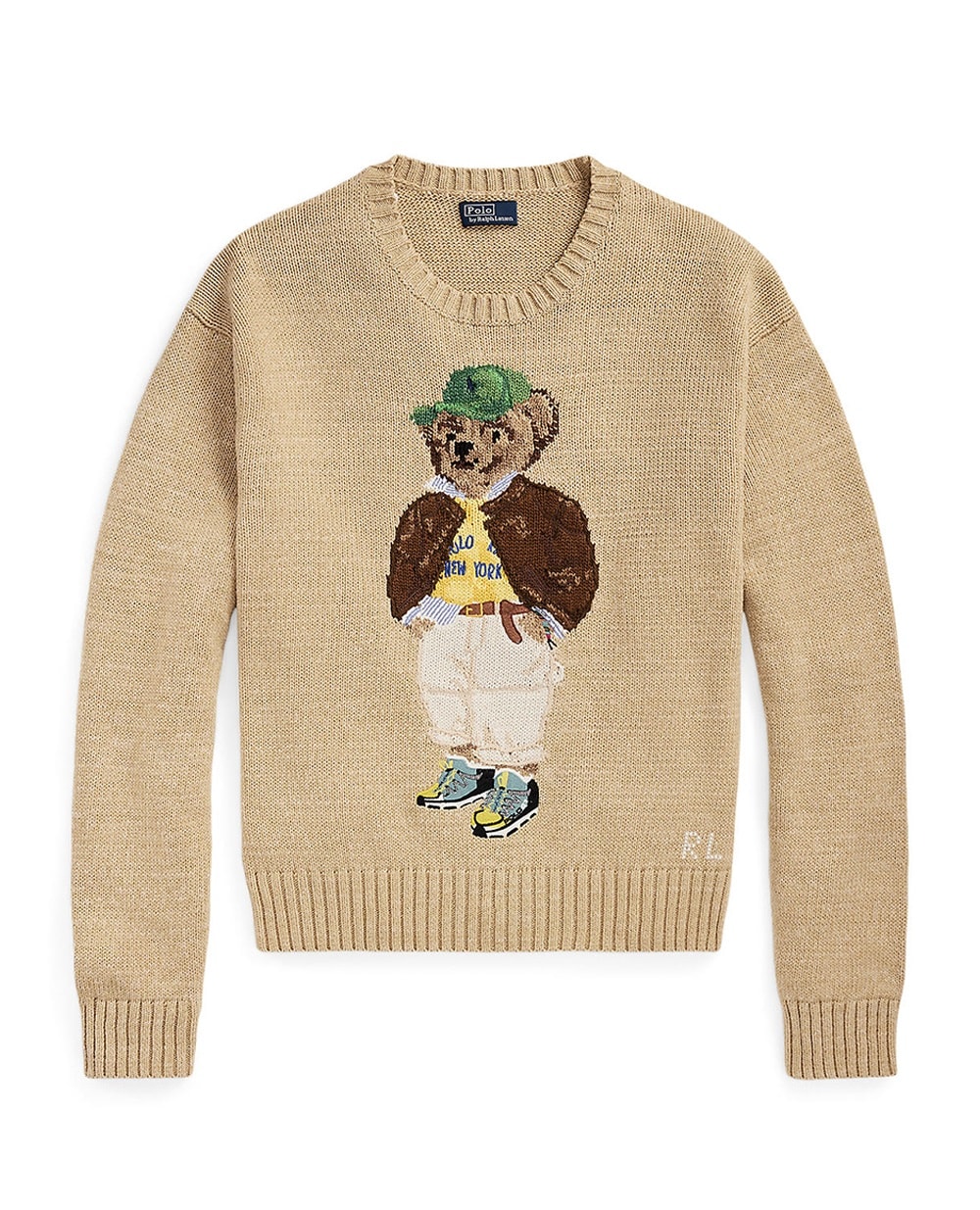 Свитер Polo Bear Polo Ralph Lauren 211972121001, бежевый цвет • Купить в интернет-магазине Kameron