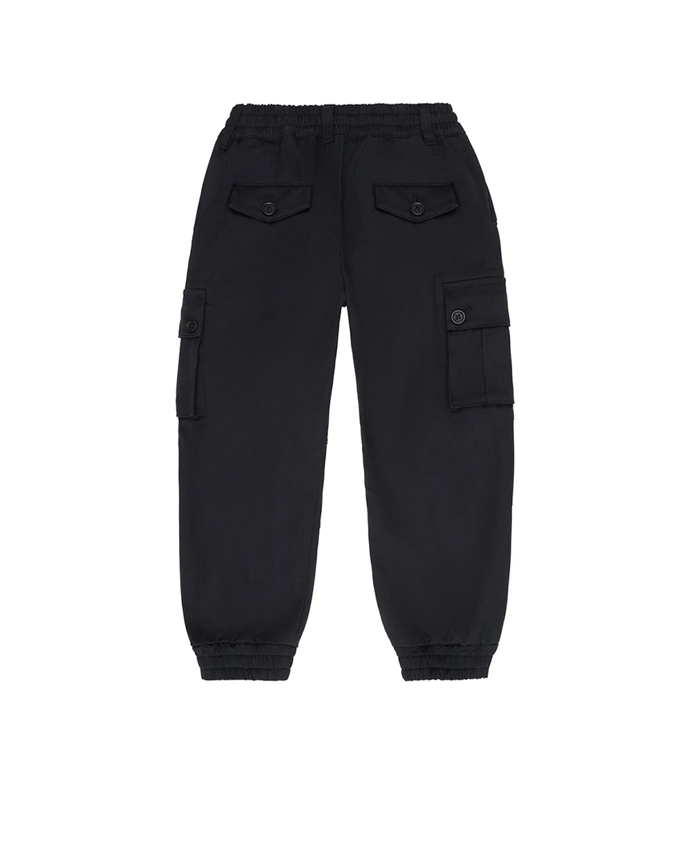 Детские брюки карго Dolce&Gabbana Kids L45P22-FUFJH-S, черный цвет • Купить в интернет-магазине Kameron