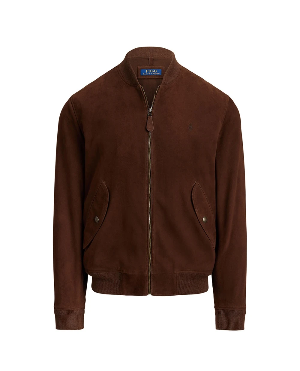 Куртка із замші Polo Ralph Lauren 710P08224001, коричневий колір • Купити в інтернет-магазині Kameron