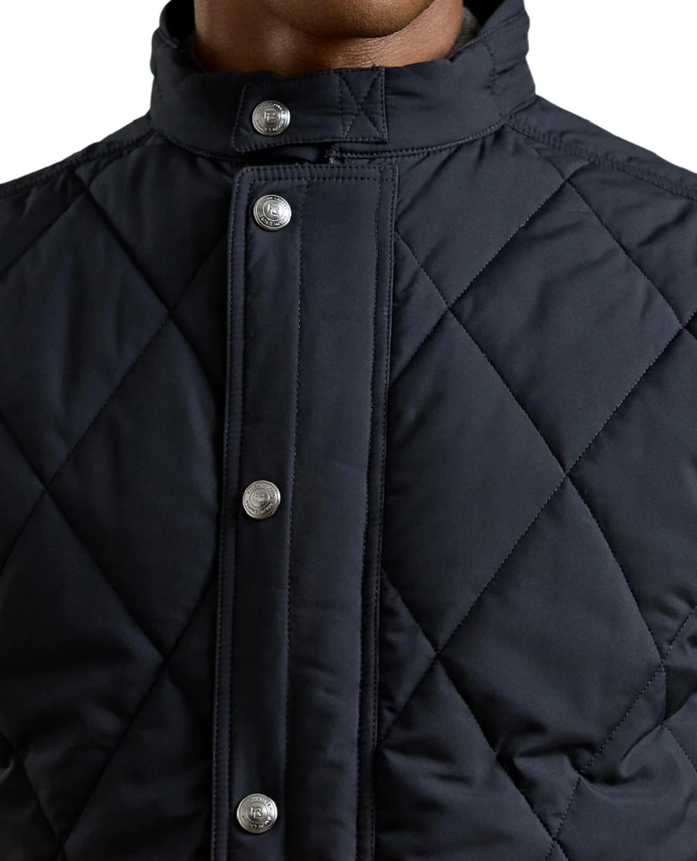 Жилет стьобаний Carleton Ralph Lauren Purple Label 790957970001, синій колір • Купити в інтернет-магазині Kameron