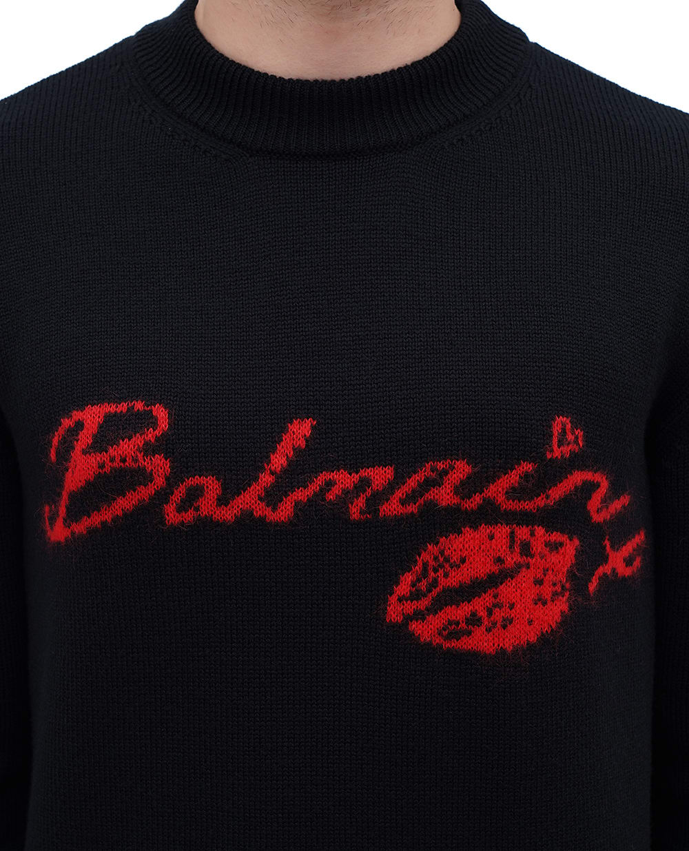 Свитер Balmain DH0KD000KH32, черный цвет • Купить в интернет-магазине Kameron