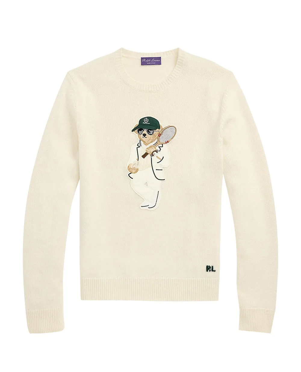 Кашеміровий светр Ralph Lauren Purple Label 790957762001, кремовий колір • Купити в інтернет-магазині Kameron
