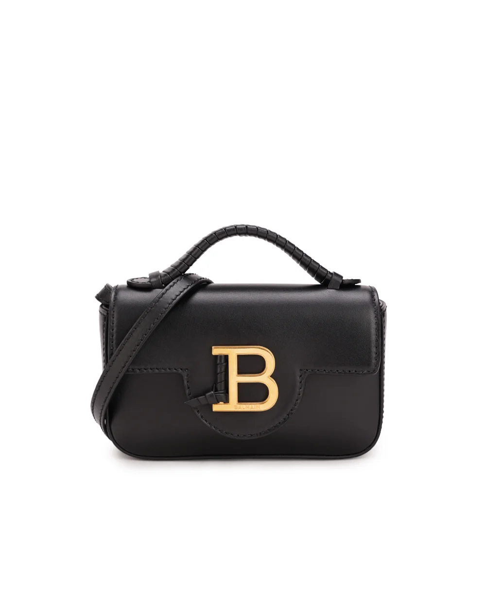 Кожаная сумка B-Buzz Balmain DN1DG811LAVE, черный цвет • Купить в интернет-магазине Kameron