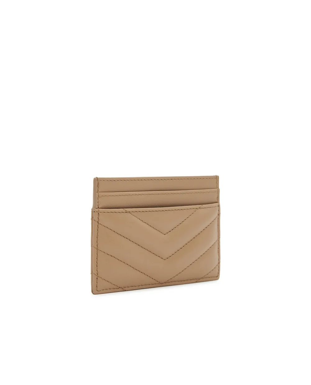 Визитница Saint Laurent 423291-AAA44, бежевый цвет • Купить в интернет-магазине Kameron