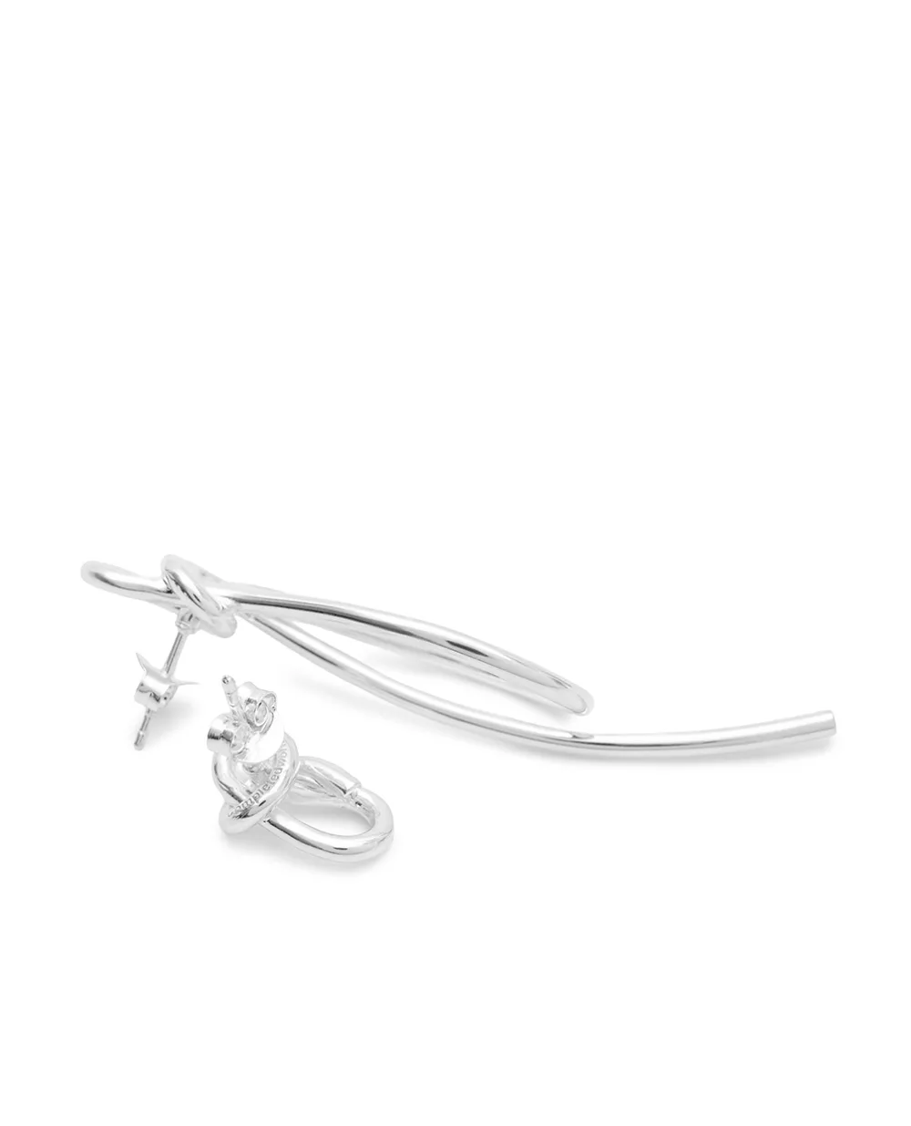 Серьги из переработанного серебра Completedworks V001-SILVER, серебряный цвет • Купить в интернет-магазине Kameron