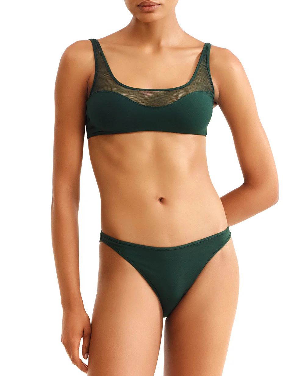 Трусики от купальника ULTIME ERES 042606, темно-зеленый цвет • Купить в интернет-магазине Kameron